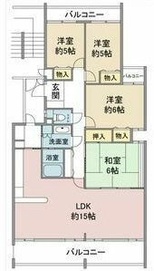 ヴァンヴェール平和ヶ丘の間取り