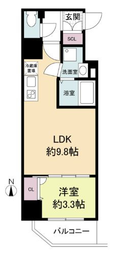 セレニテ心斎橋グランデの間取り