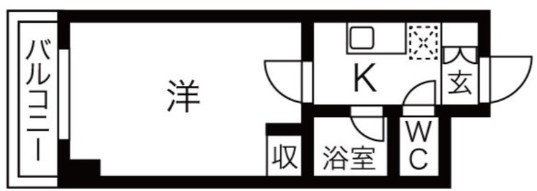 市川市南行徳４丁目の賃貸マンションの間取り