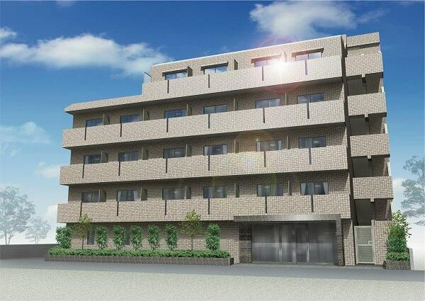 ルーブル中村橋弐番館の外観パース