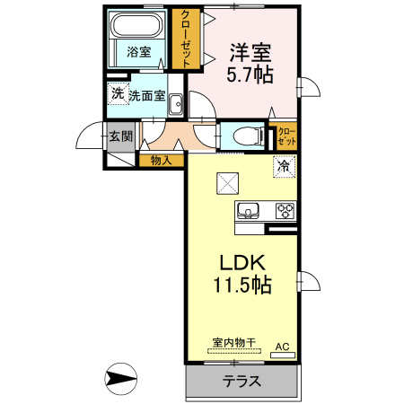アルバ日吉の間取り