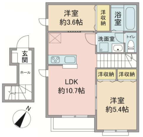 【間取り】 | グリーンハイツ