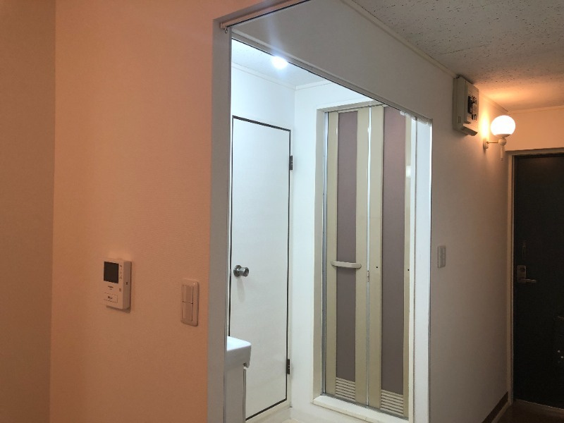 セントラルハイツいちのえの玄関
