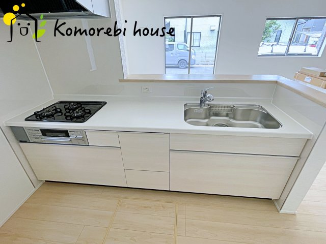 北本市二ツ家第1　新築一戸建て　クレイドルガーデン　04のキッチン|26.9.10　撮影済み