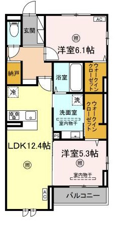 リアン朝霧の間取り
