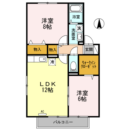 グランシャリオ堀川C棟の間取り