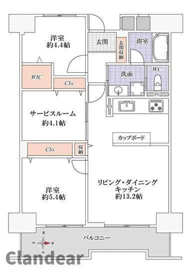 綾瀬プルミエの間取り|ドキドキの新生活も、安心してスタート。ぴったりの住まいを見つけませんか？クランディアが一緒に住まい選びをサポートします‼　まずは、お気軽にお問合せください　＃クランディア