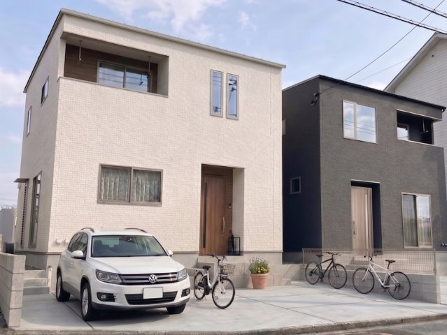 高知市新田町　②　新築戸建ての完成予想図|外観の完成予想図です