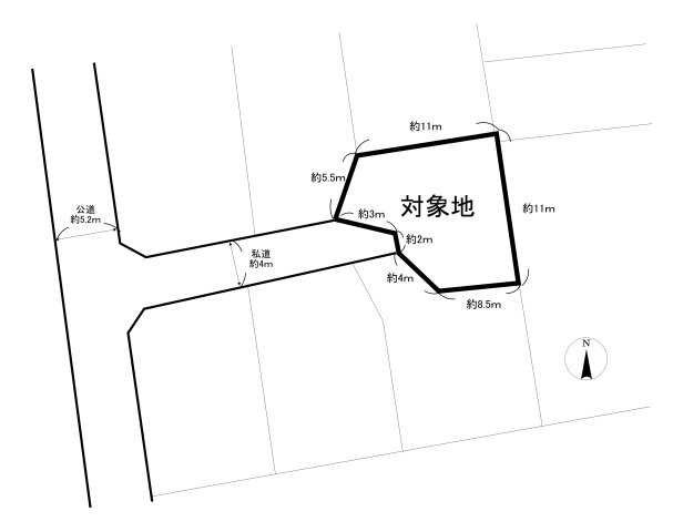 則松六丁目12番16号（Ｃ-16）の土地図
