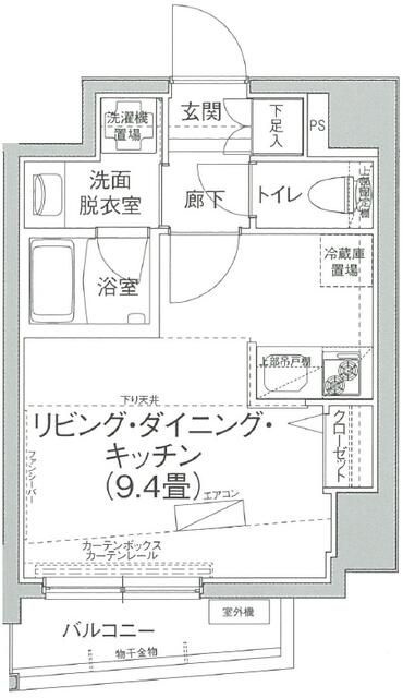 アイルイムーブル浅草の間取り