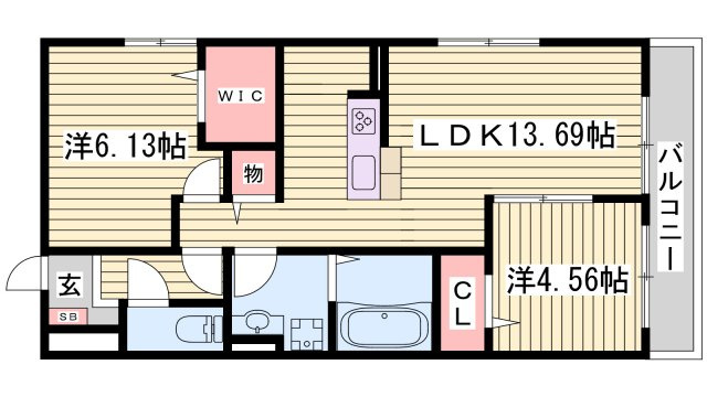 Ｋ’sハピネスの間取り