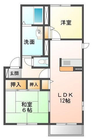 アイディールCの間取り
