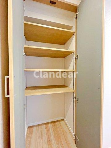 タウンハイツ亀有2号棟の収納|ドキドキの新生活も、安心してスタート。ぴったりの住まいを見つけませんか？クランディアが一緒に住まい選びをサポートします‼　まずは、お気軽にお問合せください　＃クランディア