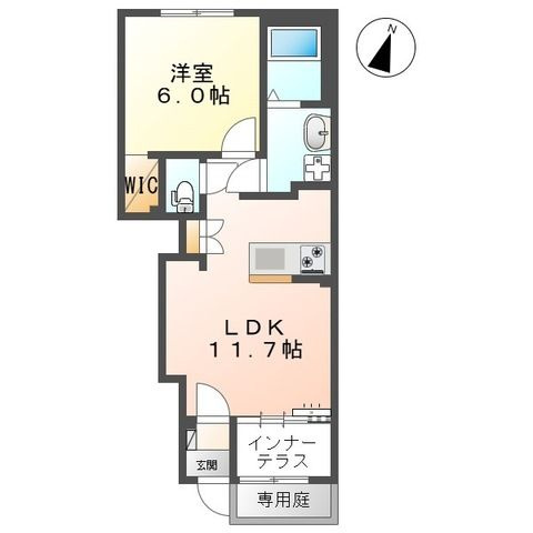 ルミナスカーサ 長嶺東の間取り
