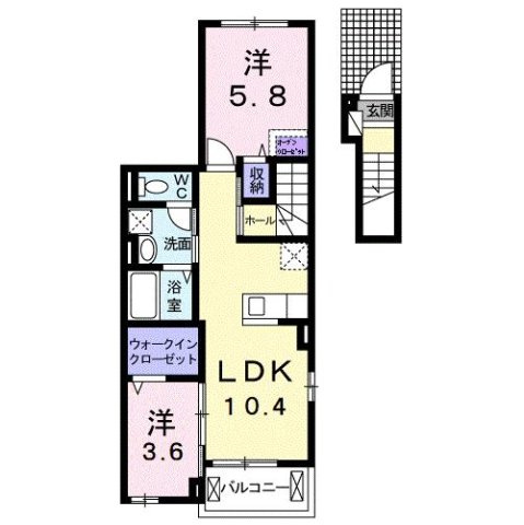 メゾン・フルールの間取り
