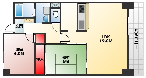 【間取り】 | ブエナビスタ和泉中央