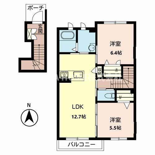 シャーメゾン大新屋Ａ