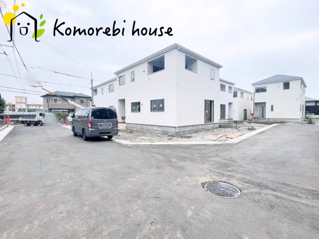 北本市二ツ家第1　新築一戸建て　クレイドルガーデン　05の前面道路含む現地写真|26.9.8