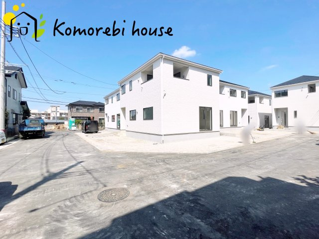 北本市二ツ家第1　新築一戸建て　クレイドルガーデン　05の前面道路含む現地写真|9/25撮影