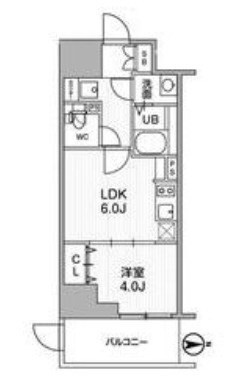 TOPAZ江坂の間取り