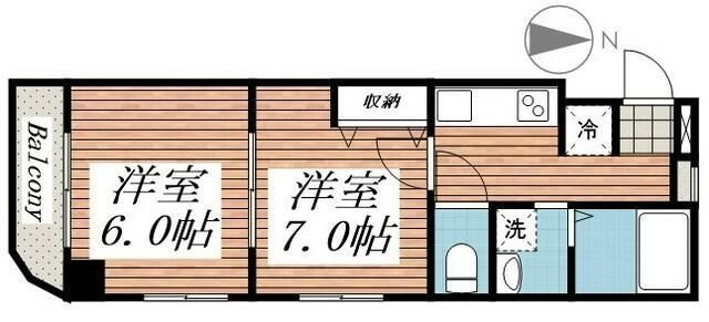 TA第三メゾンの間取り