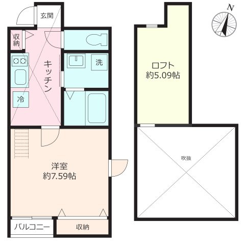 パームツリー金町の間取り