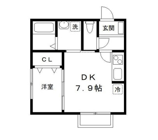 【間取り】 | ドルフＫ－３ | 間取りです。