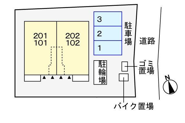 【区画図】 | ニューライズ花の木(ニューライズハナノキ)