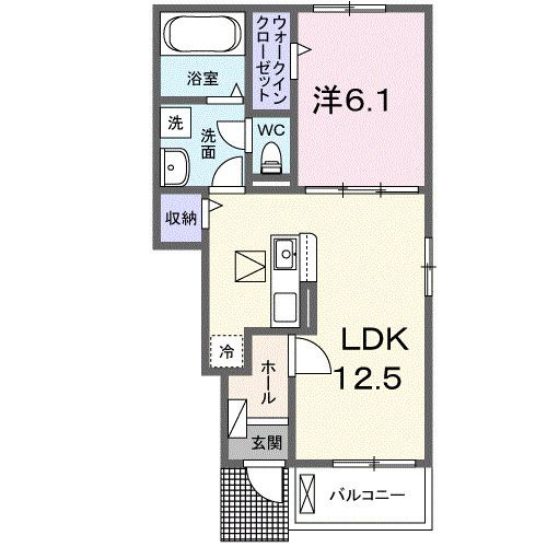 【間取り】 | ニューライズ花の木(ニューライズハナノキ)