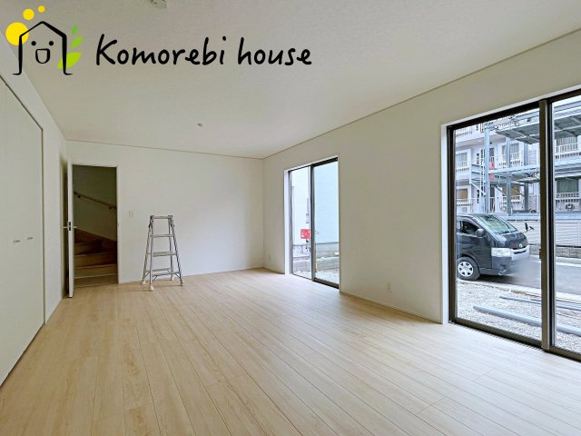 北本市二ツ家第1　新築一戸建て　クレイドルガーデン　06の居間・リビング|26.9.10　撮影済み