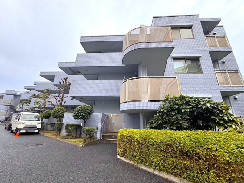 武蔵関ハイムの外観|ペット飼育可能！平成６年築・オートロック付きマンション、武蔵関ハイムは即日現地案内可能となっておりますので、お気軽にお問い合わせください！