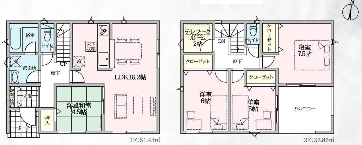美里町小茂田第４　の間取り|間取図