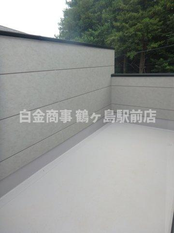 川越市かすみ野新築戸建のバルコニー