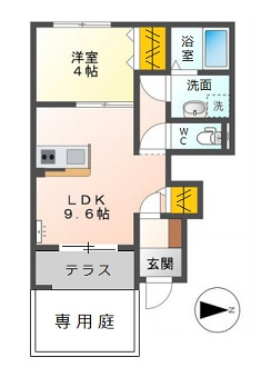 メディオ　クエストの間取り