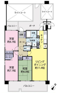 【間取り】 | プライディア新狭山