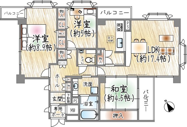 ファミール甲子園浦風町