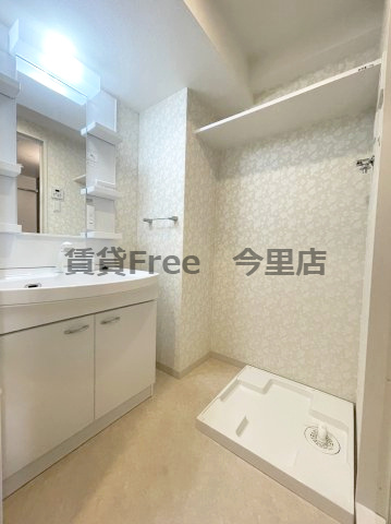 【洗面所】 | Luxe布施北Ⅲ　仲介手数料無料