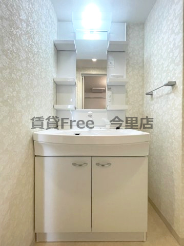 【独立洗面台】 | Luxe布施北Ⅲ　仲介手数料無料