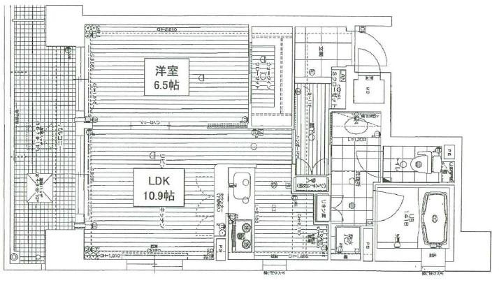 リーガル四ツ橋Ⅱの間取り