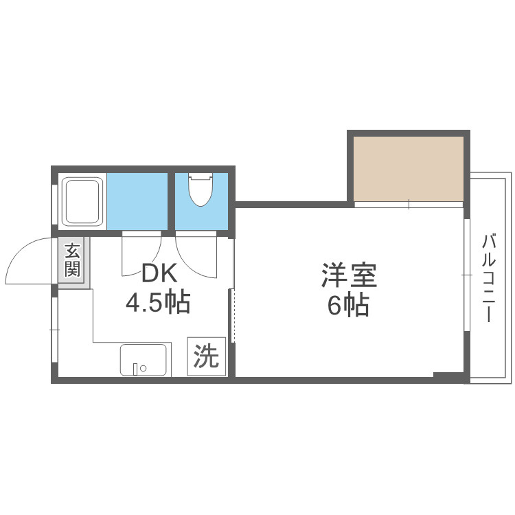 葵コーポの間取り