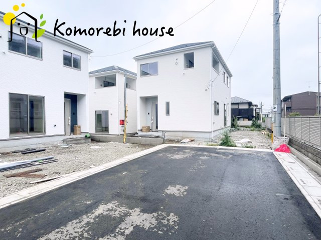 北本市二ツ家第1　新築一戸建て　クレイドルガーデン　07の前面道路含む現地写真|26.9.11