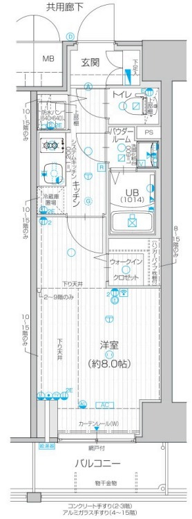 エスリード車道 桜通の間取り