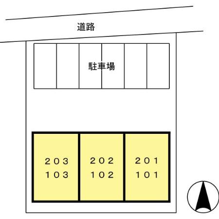 ルミエール昭和の区画図