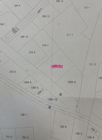 【土地】鶴ヶ島市上新田建築条件無し売地の土地図