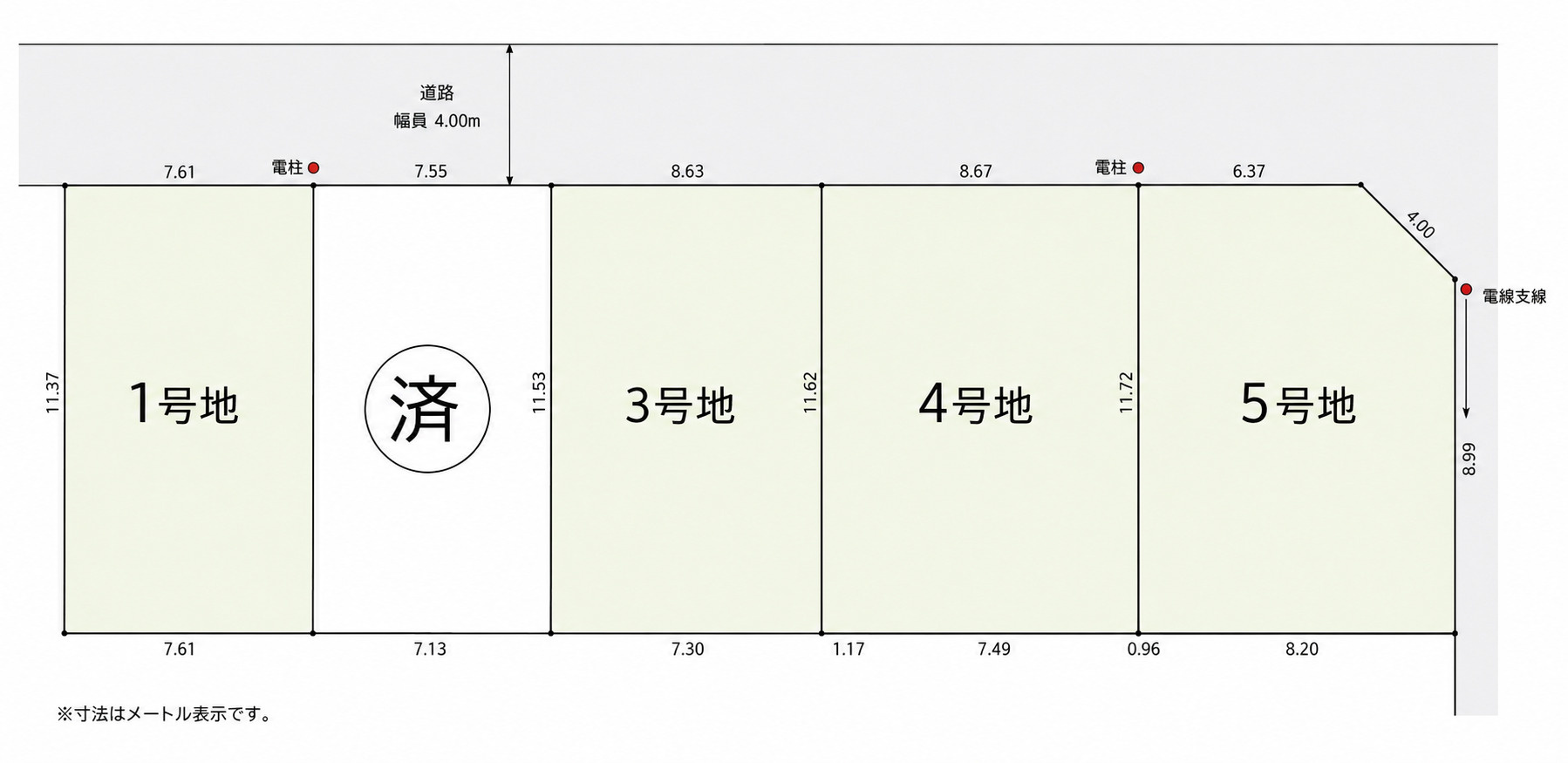 中央線 国分寺駅 21分 売地 小金井市貫井南町5丁目の土地図