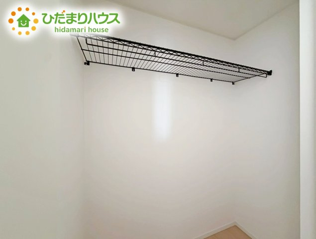 いわき市小名浜岡小名第4　新築戸建　2号棟の収納|ハンガーパイプ付でお洋服の出し入れもラクラクです！