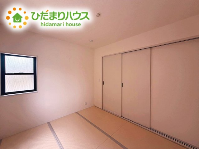 いわき市平下平窪3期　新築戸建　3号棟の和室|すぐ横になれる和室は、みんなの憩いの場(*^-^*)