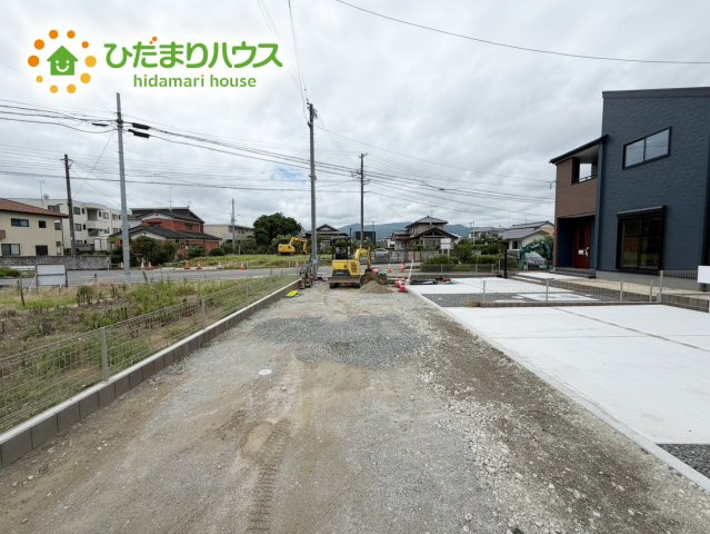 いわき市平下平窪3期　新築戸建　2号棟の前面道路含む現地写真|平日・夜間もご案内可能(^^♪お気軽にお問い合わせくださいませ!(^^)!