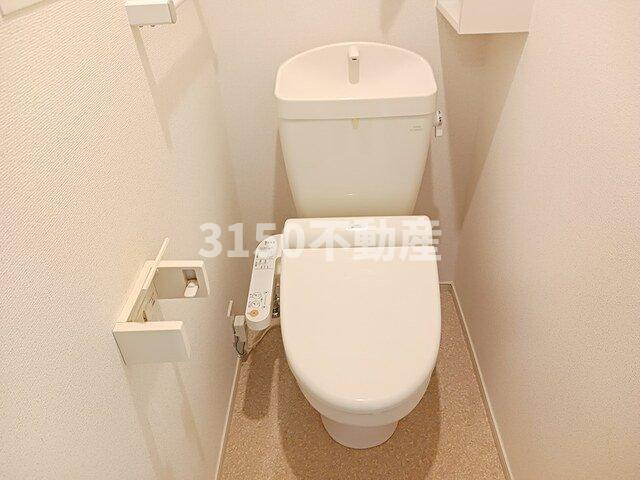 メゾン・ド・フルールＢのトイレ|清潔感のあるトイレです
