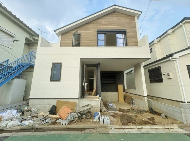 板橋区赤塚6丁目 全2棟 1号棟の外観|「下赤塚」駅徒歩5分！！建物面積110㎡超　2階建　ゆとりの邸　全2棟
建物ご見学いただけます♪♪
お気軽にお問い合わせください